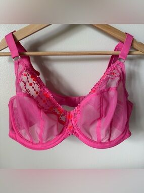 ELOMI Size 38DDD Pink Underwire Matilda Bra - 8900